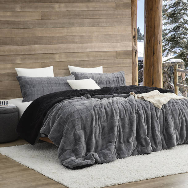 Byourbed Chunky Bunny Yoga Faux Fur Coma Inducer Oversized Comforter